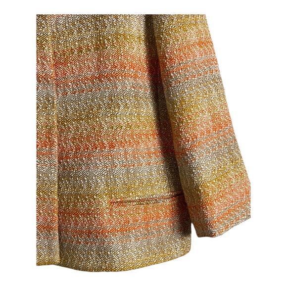 Talbots Pastel Tweed Womens Blazer 14 Career Professional Wear to Work Office - Picture 2 of 8